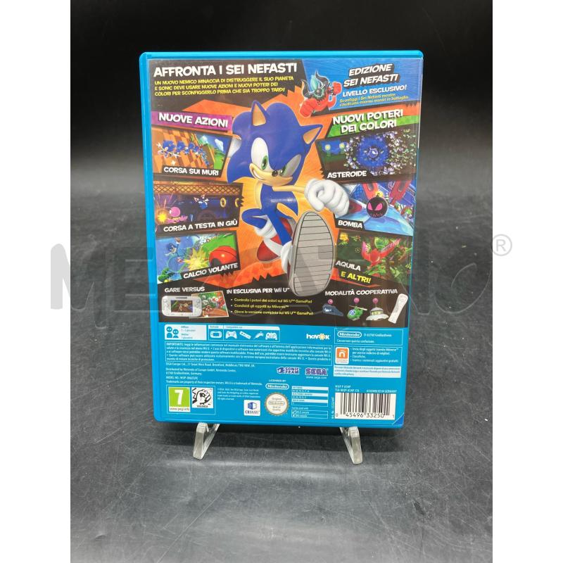 GIOCHI WIIU SONIC LOST WORLD | Mercatino dell'Usato Roma eur 2