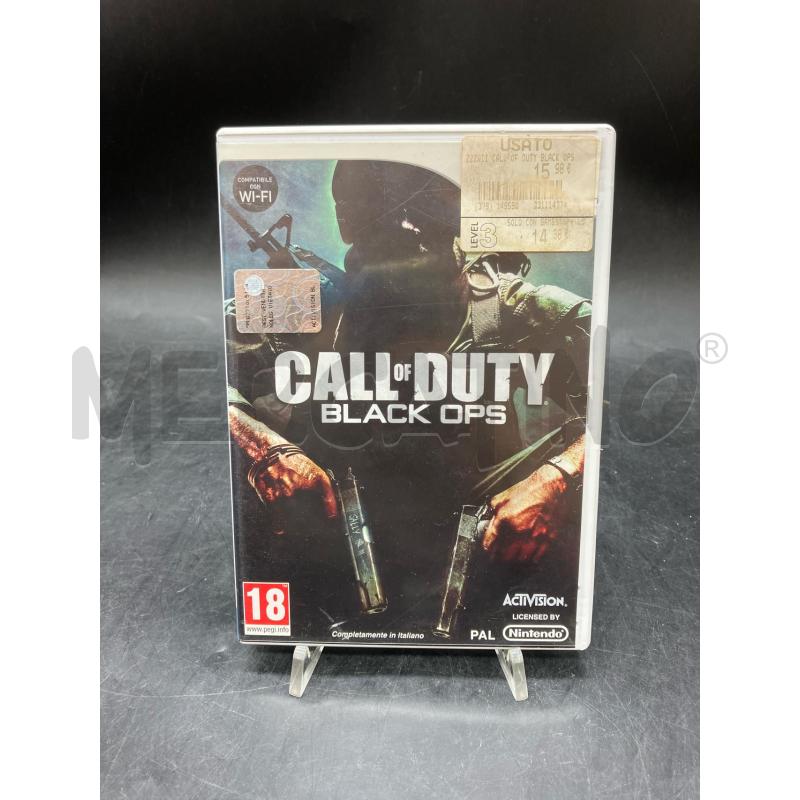GIOCHI WII CALL OF DUTY BLACK OPS | Mercatino dell'Usato Roma eur 1