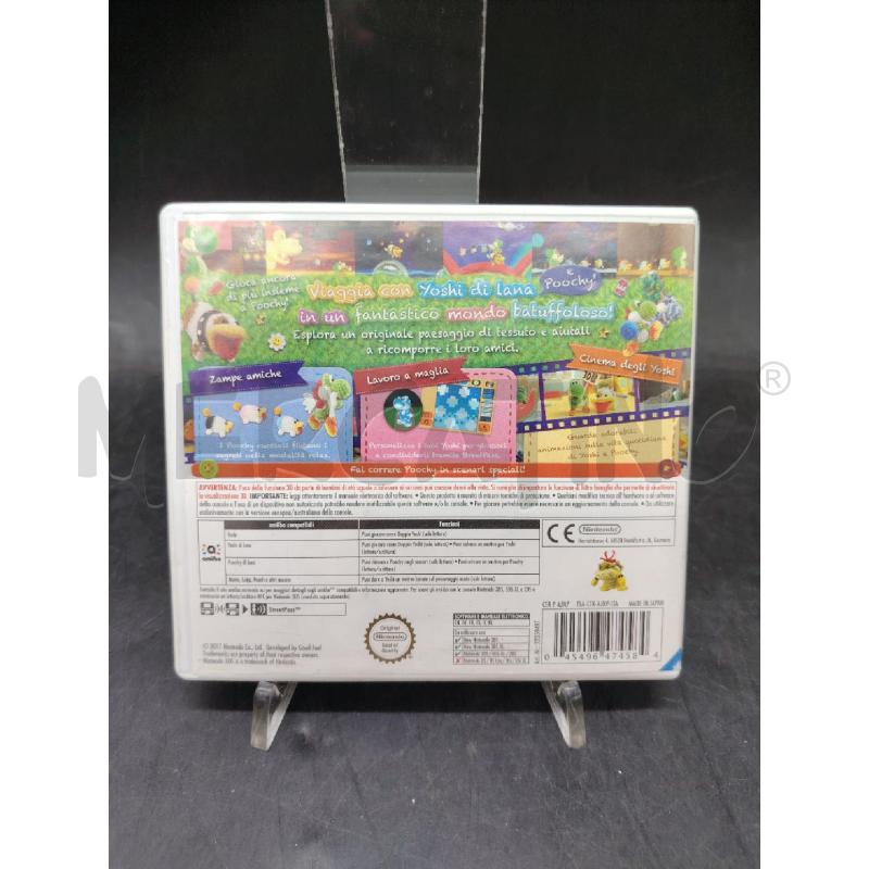 GIOCO NINTENDO 3DS YOSHI'S WOOLY WORLDS | Mercatino dell'Usato Roma eur 2