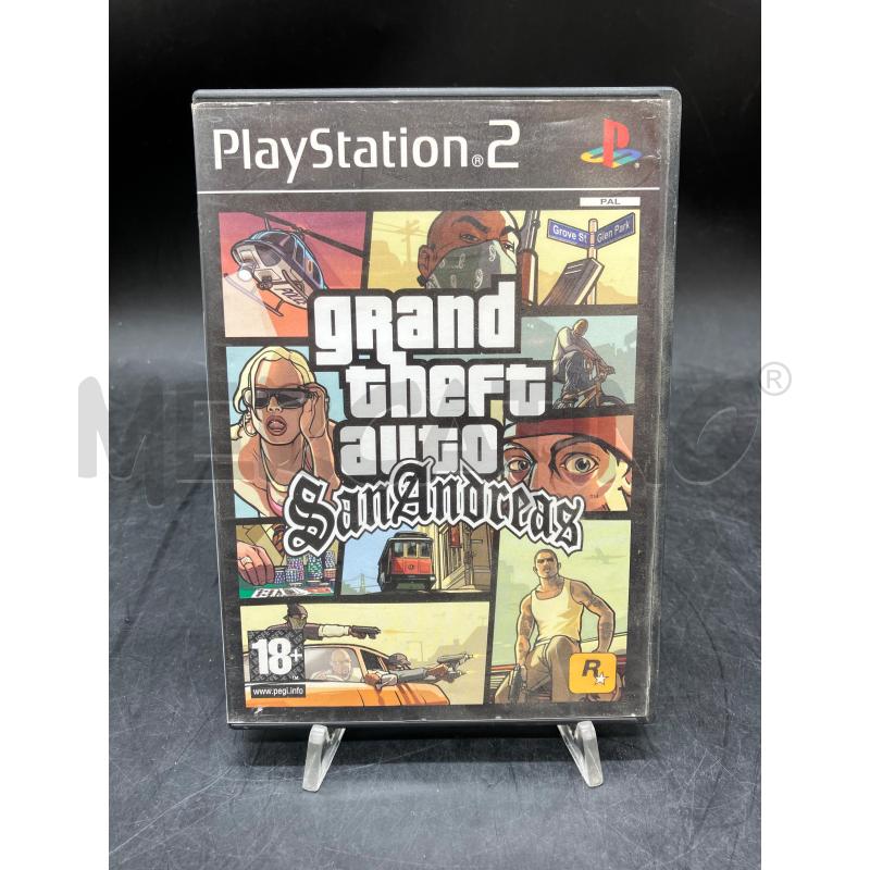 GIOCO PS2 GRAND THEFT AUTO SAN ANDREAS | Mercatino dell'Usato Roma eur 1