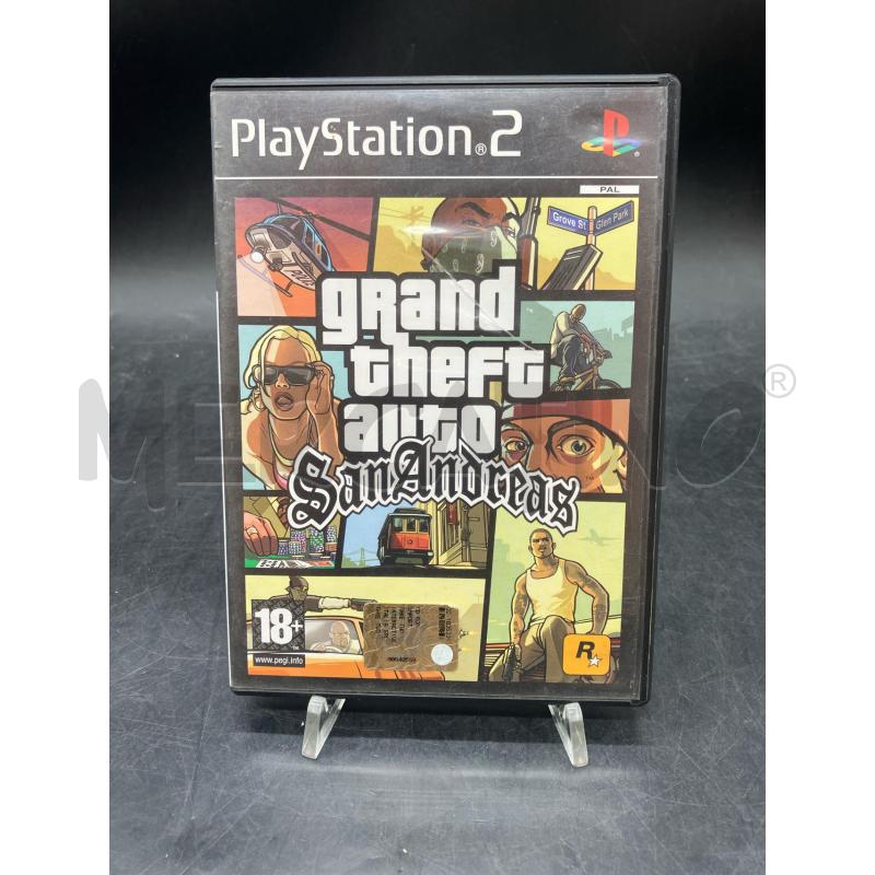 GIOCO PS2 GRAND THEFT AUTO SAN ANDREAS | Mercatino dell'Usato Roma eur 1