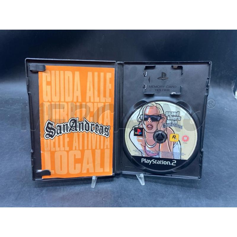 GIOCO PS2 GRAND THEFT AUTO SAN ANDREAS | Mercatino dell'Usato Roma eur 3