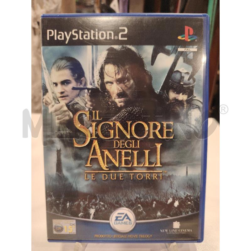 GIOCO PS2 IL SIGNORE DEGLI ANELLI LE DUE TORRI | Mercatino dell'Usato Roma eur 1