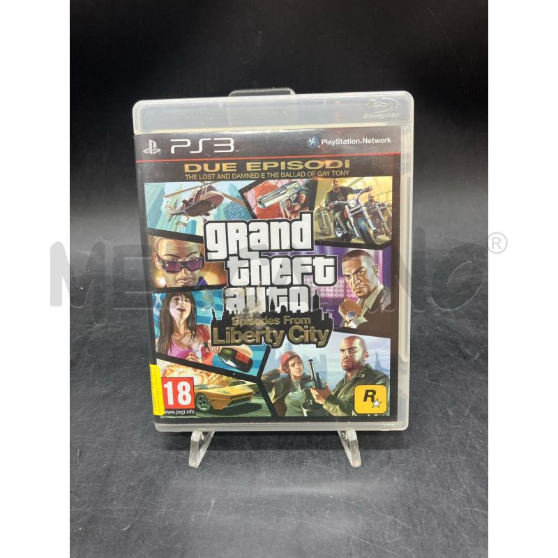 GIOCO PS3 GRAND THEFT AUTO EPISODES FROM LIBERTY CITY | Mercatino dell'Usato Roma eur 1