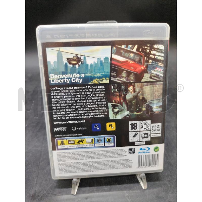 GIOCO PS3 GRAND THEFT AUTO IV | Mercatino dell'Usato Roma eur 2