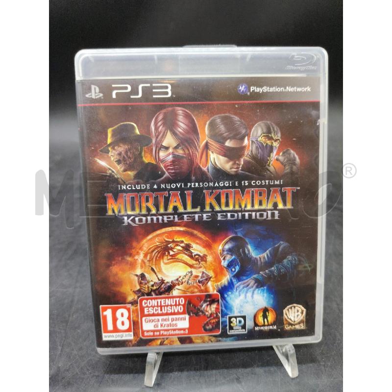 GIOCO PS3 MORTAL KOMBAT KOMPLETE EDITION | Mercatino dell'Usato Roma eur 1