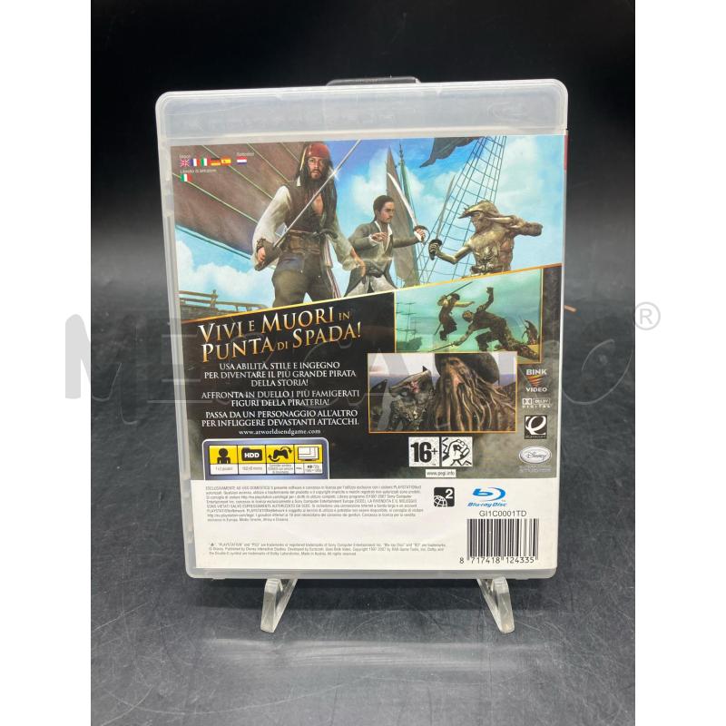 GIOCO PS3 PIRATI DEI CARAIBI AI CONFINI DEL MONDO | Mercatino dell'Usato Roma eur 2