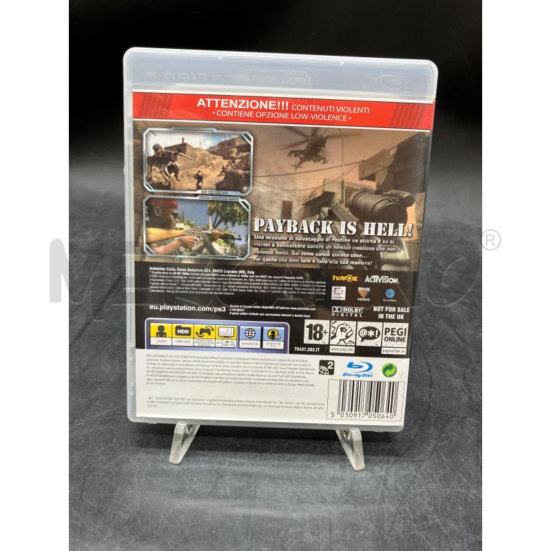 GIOCO PS3 SOLDIER OF FORTUNE PAYBACK | Mercatino dell'Usato Roma eur 2