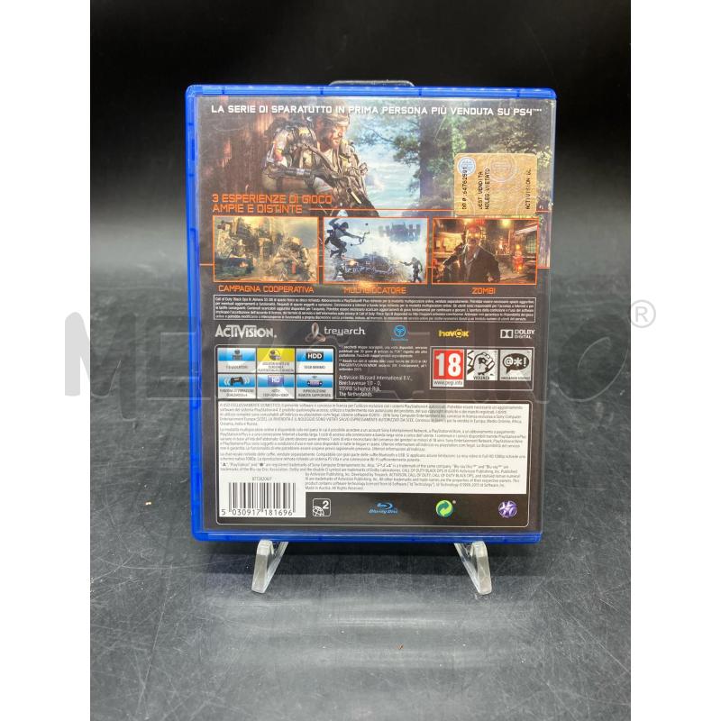 GIOCO PS4 CALL OF DUTY BLACK OPS III | Mercatino dell'Usato Roma eur 2