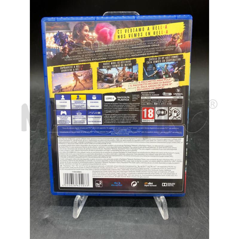 GIOCO PS4 DEAD ISLAND PULP EDITION | Mercatino dell'Usato Roma eur 2