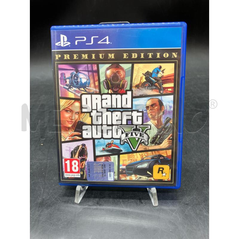 GIOCO PS4 GRAND THEFT AUTO V PREMIUM EDITION | Mercatino dell'Usato Roma eur 1
