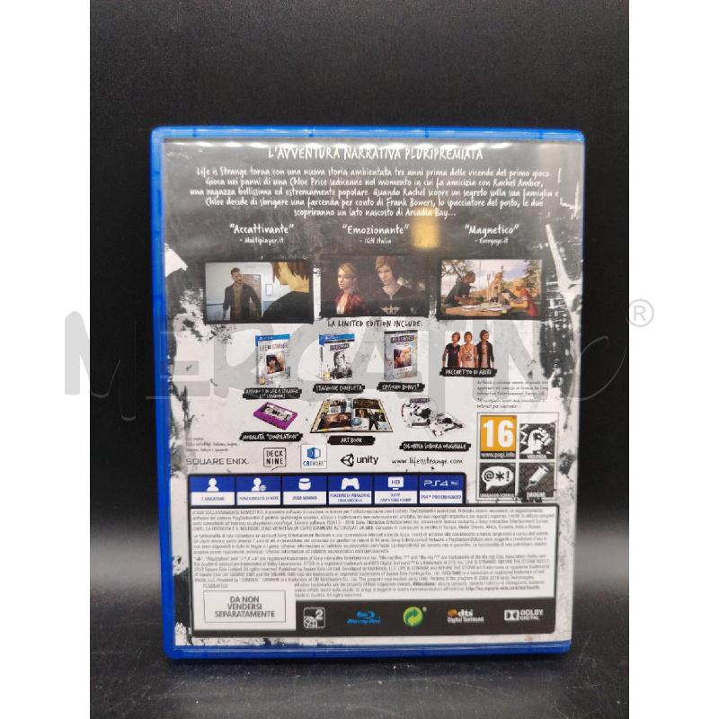 GIOCO PS4 LIFE IS STRANGE: BEFORE THE STORM + SOUNDTRACK | Mercatino dell'Usato Roma eur 2