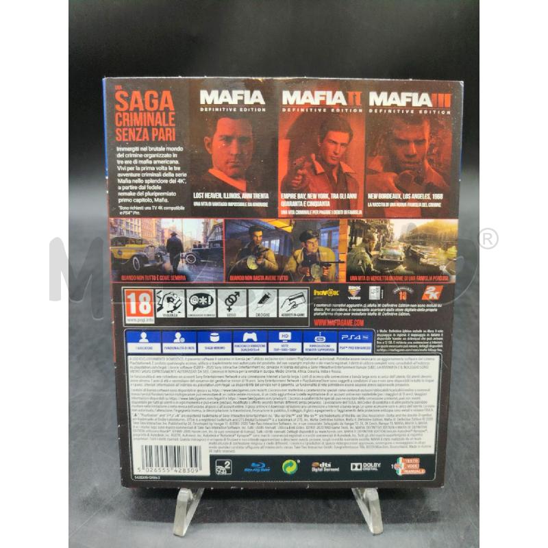 GIOCO PS4 MAFIA TRILOGY | Mercatino dell'Usato Roma eur 2