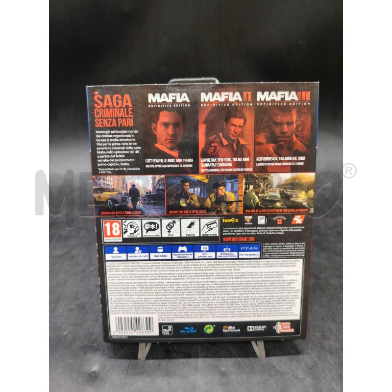 GIOCO PS4 MAFIA TRILOGY | Mercatino dell'Usato Roma eur 2