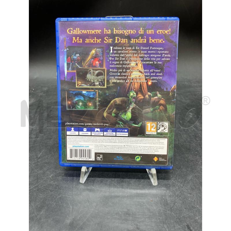 GIOCO PS4 MEDIEVIL | Mercatino dell'Usato Roma eur 2