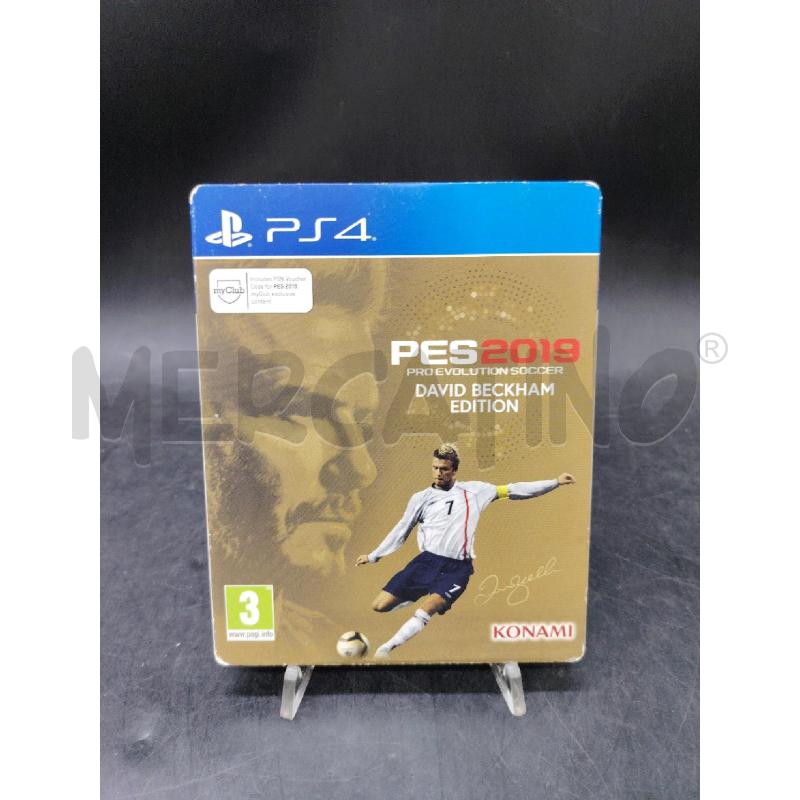 GIOCO PS4 PES 2019 DAVID BECKHAM EDITION | Mercatino dell'Usato Roma eur 1