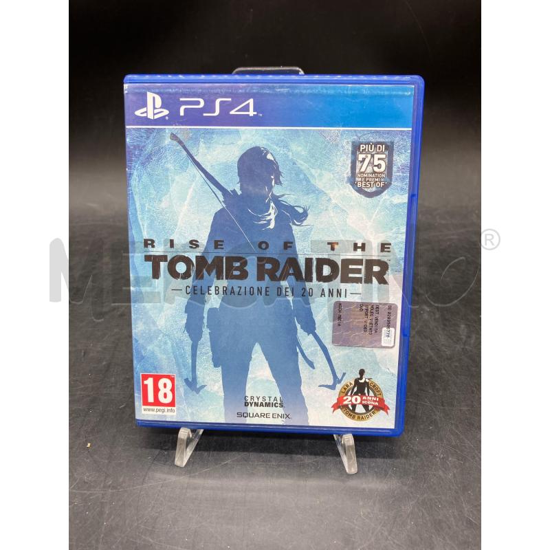 GIOCO PS4 RISE OF THE TOMB RAIDER | Mercatino dell'Usato Roma eur 1