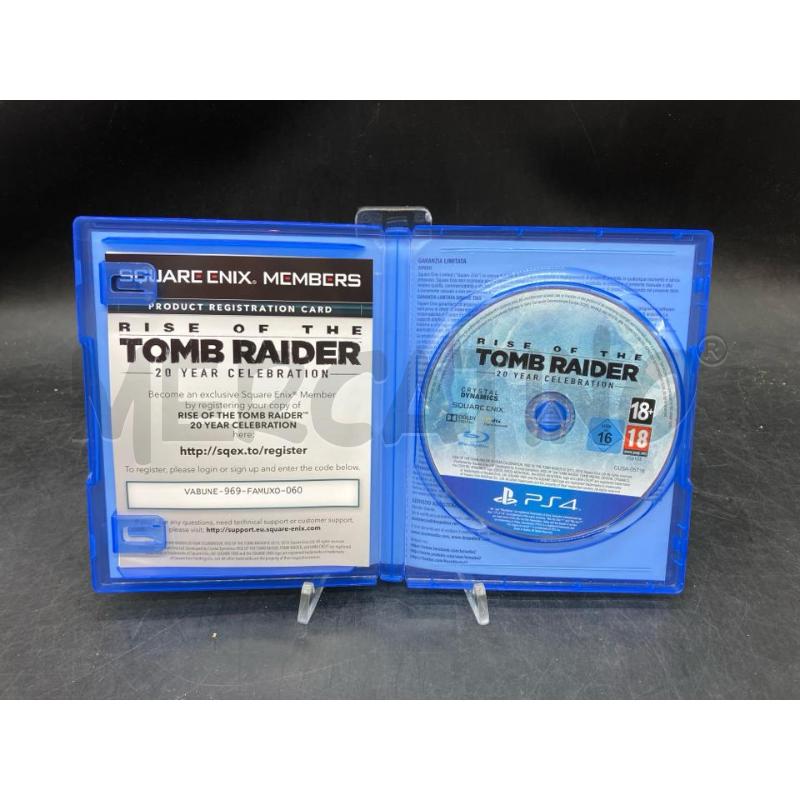 GIOCO PS4 RISE OF THE TOMB RAIDER | Mercatino dell'Usato Roma eur 3