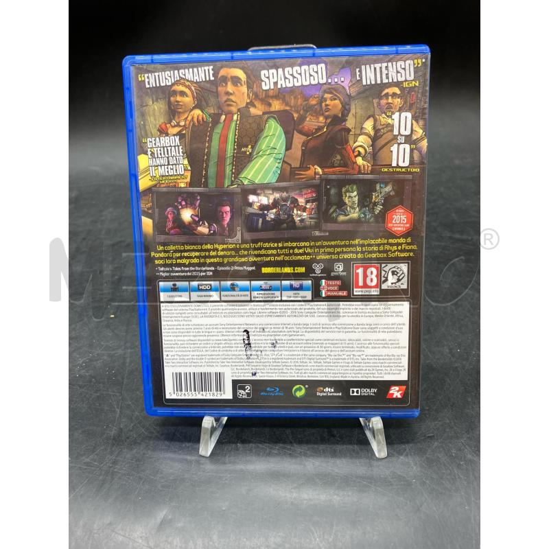 GIOCO PS4 TALES FROM THE BORDERLANDS | Mercatino dell'Usato Roma eur 2