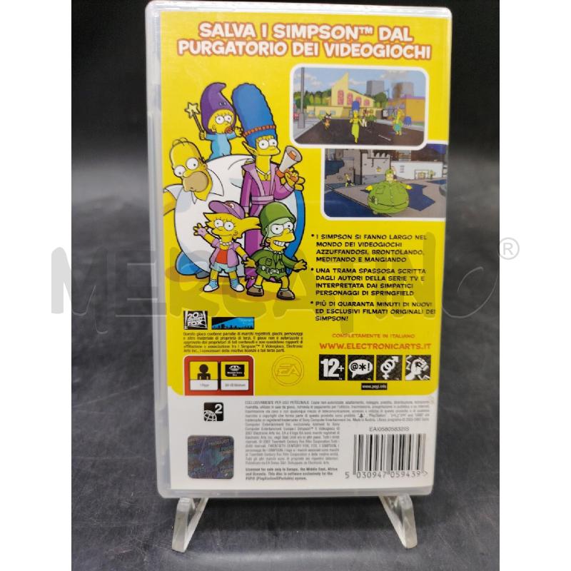 GIOCO PSP I SIMPSON IL VIDEOGIOCO | Mercatino dell'Usato Roma eur 2