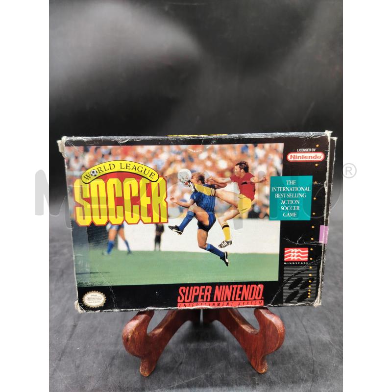GIOCO SUPER NINTENDO WORLD LEAGUE SOCCER | Mercatino dell'Usato Roma eur 1