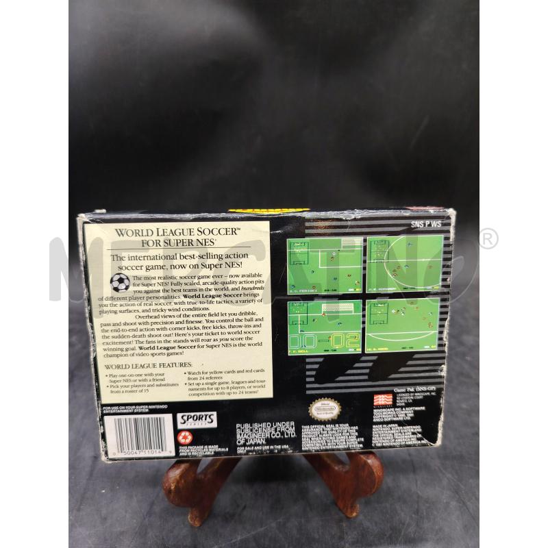 GIOCO SUPER NINTENDO WORLD LEAGUE SOCCER | Mercatino dell'Usato Roma eur 2