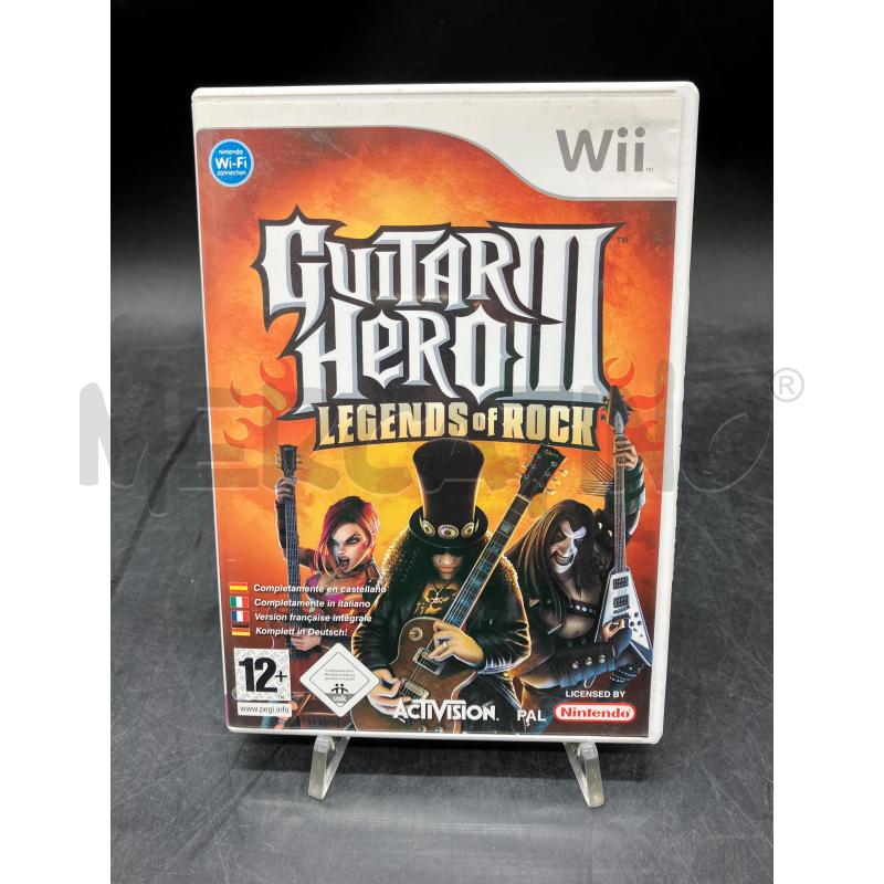 GIOCO WII GUITAR HERO II | Mercatino dell'Usato Roma eur 1