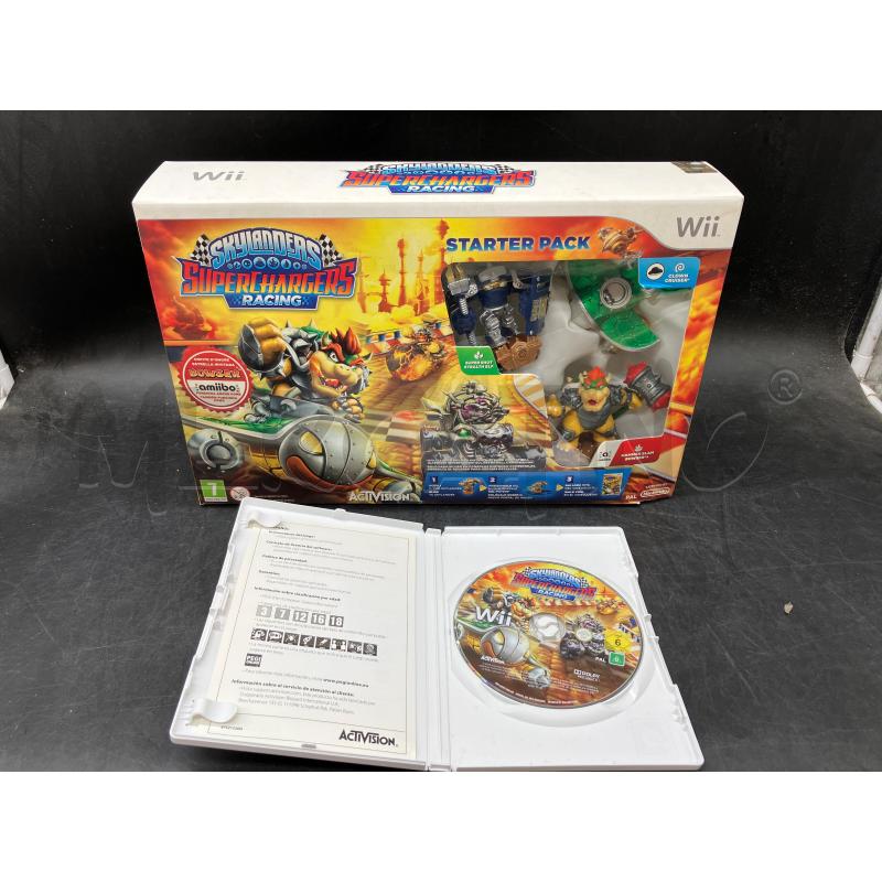 GIOCO WII SKYLANDERS SUPERCHARGERS RACING STARTER PACK CON GIOCO | Mercatino dell'Usato Roma eur 2