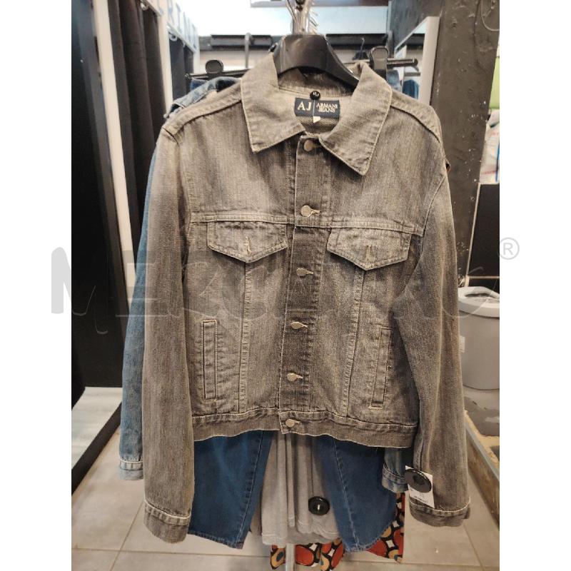 GIUBBINO D ARMANI JEANS DENIM GRI  | Mercatino dell'Usato Roma eur 1