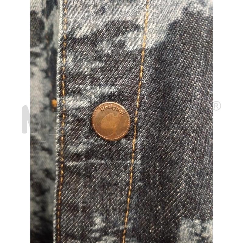 GIUBBINO D DESIGUAL DENIM SFUMATO ETICHETTA | Mercatino dell'Usato Roma eur 3