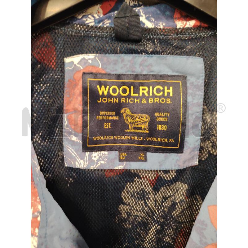 GIUBBINO U WOOLRICH BLU FIORI BIA RSS  | Mercatino dell'Usato Roma eur 2