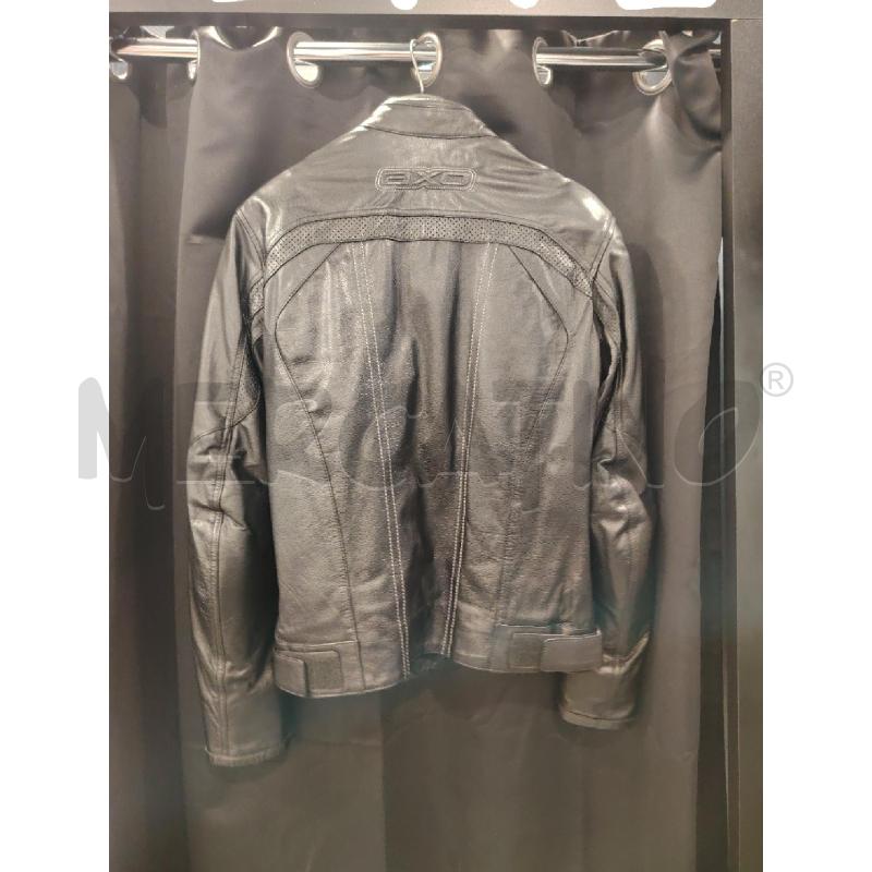 GIUBBOTTO MOTO AXO NERO PELLE RIGHE BIA | Mercatino dell'Usato Roma eur 3