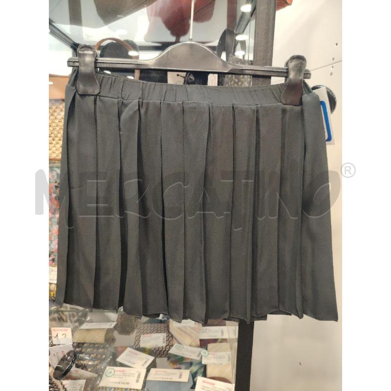 GONNA CARLA G SETA ACETATO NERO PLISSE | Mercatino dell'Usato Roma eur 1