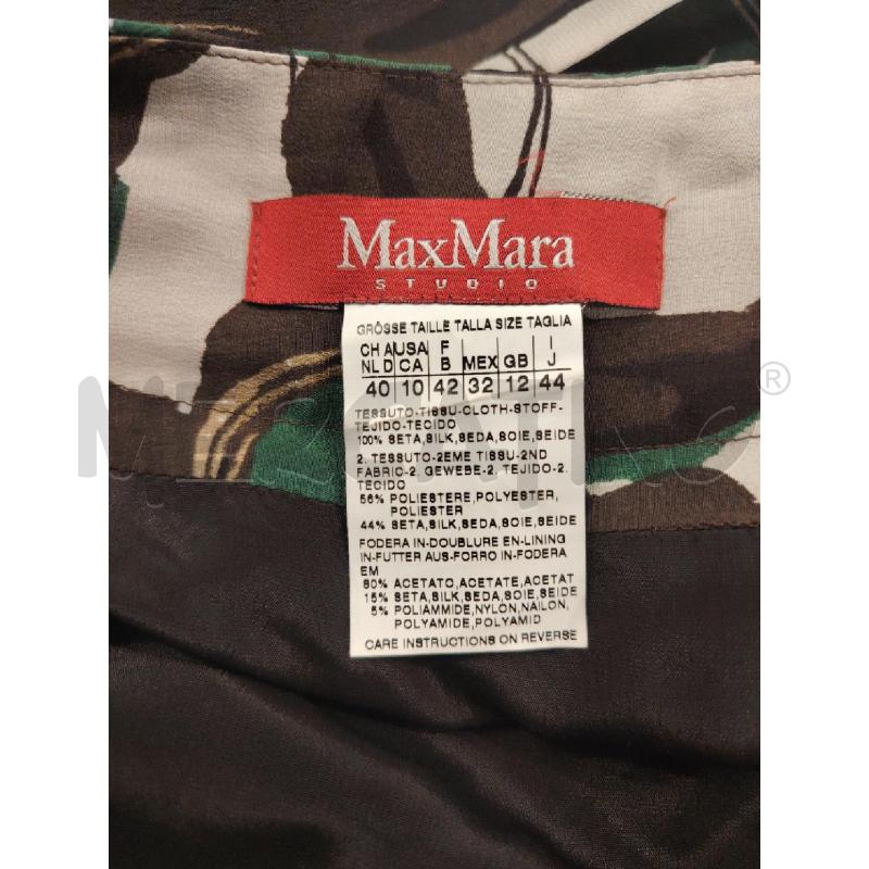 GONNA MAXMARA FANT MARR VE +CINTA SETA | Mercatino dell'Usato Roma eur 3