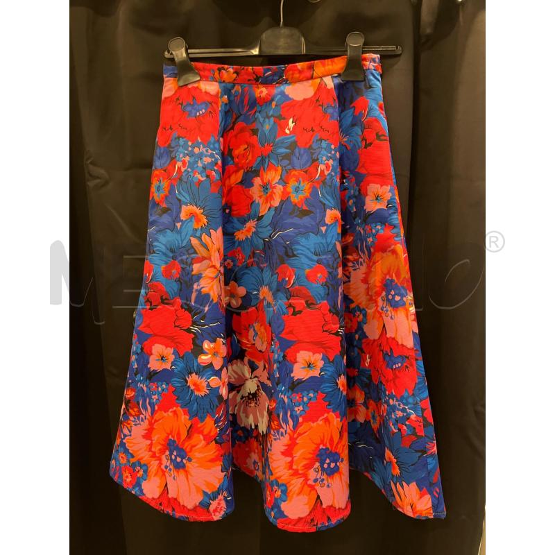 GONNA MAX&CO FUCSIA FIORI BLU ARA | Mercatino dell'Usato Roma eur 1