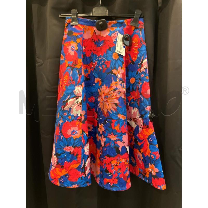 GONNA MAX&CO FUCSIA FIORI BLU ARA | Mercatino dell'Usato Roma eur 2