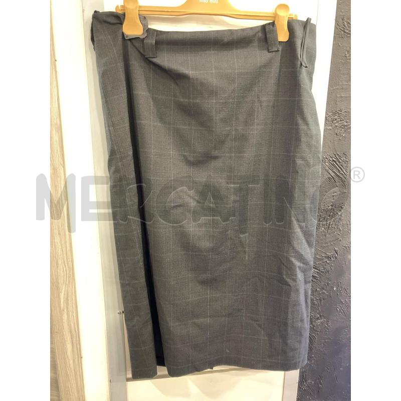 GONNA MIU MIU GRI QUADRETT | Mercatino dell'Usato Roma eur 1
