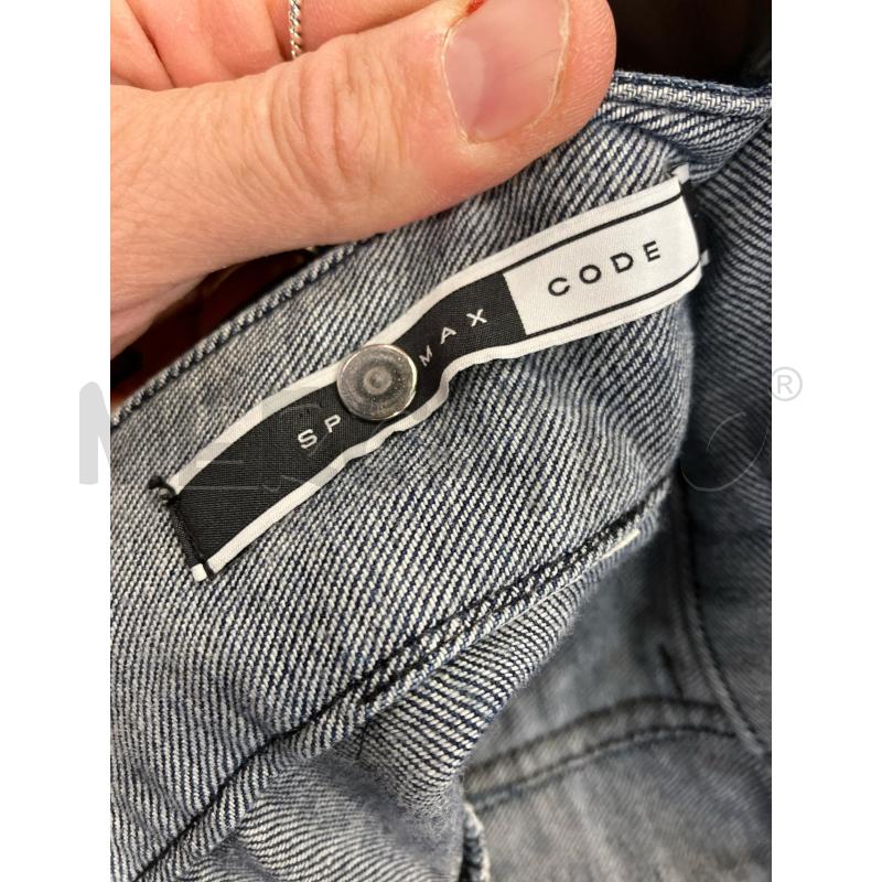 GONNA SPORTMAX DENIM SCURO CERNIERE | Mercatino dell'Usato Roma eur 4