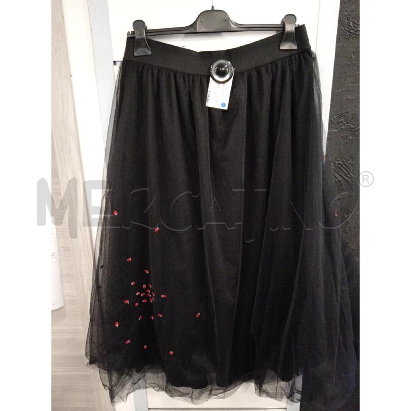 GONNA TWINSET NERA TULLE COCCINELLE | Mercatino dell'Usato Roma eur 3