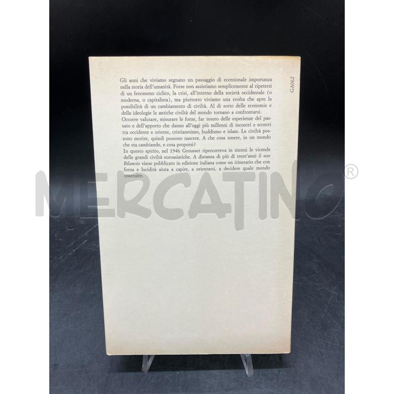 GROUSSET BILANCIO DELLA STORIA  | Mercatino dell'Usato Roma eur 2