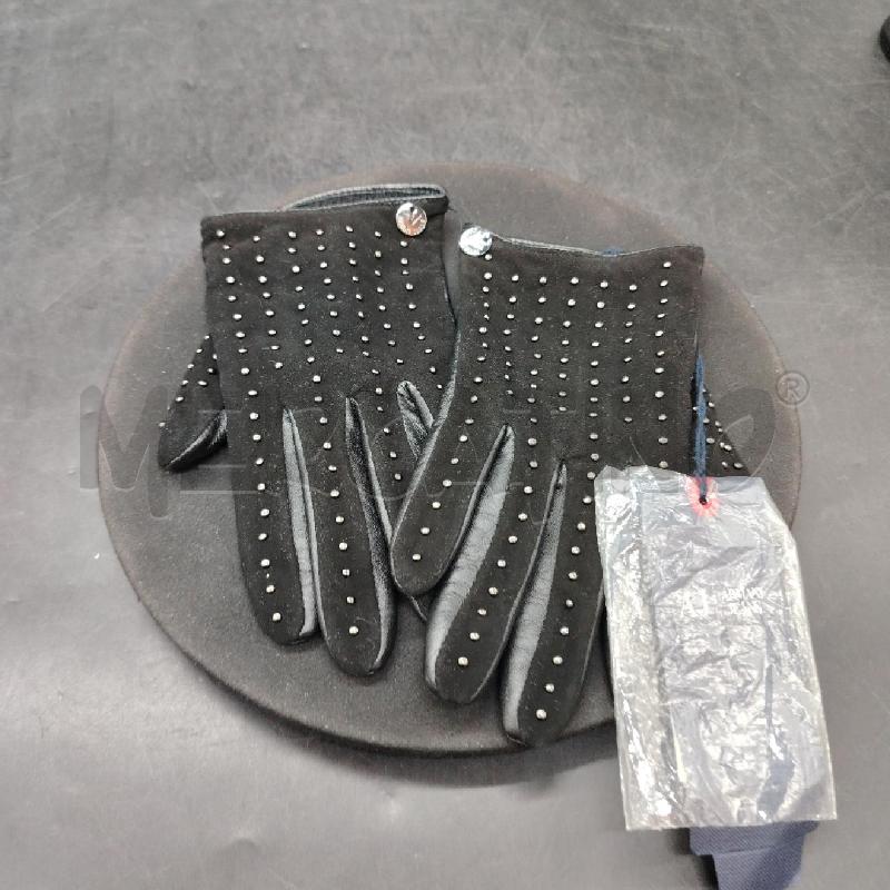 GUANTI D ARMNANI JEANS NERI BORCHIETTE CARTELL | Mercatino dell'Usato Roma eur 1