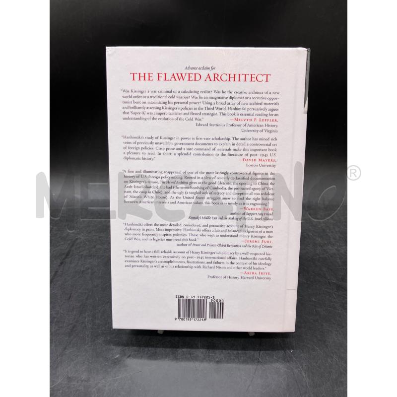 HANHIMAKI THE FLAWED ARCHITECT | Mercatino dell'Usato Roma eur 2
