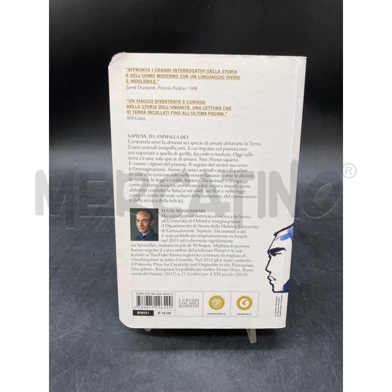 HARARI SAPIENS DA ANIMALI A DEI | Mercatino dell'Usato Roma eur 2