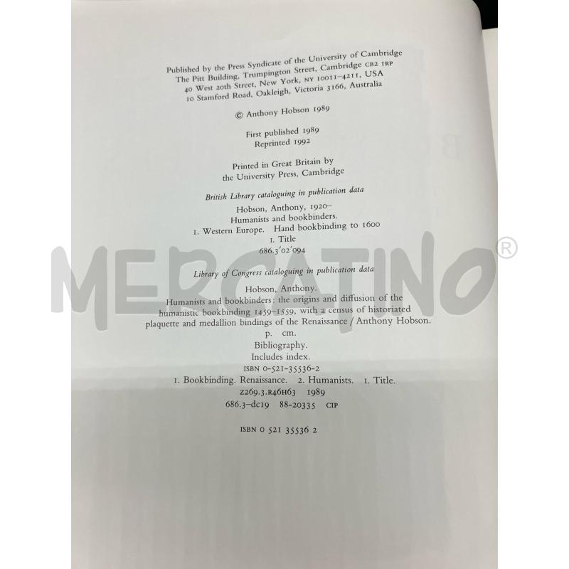 HOBSON HUMANISTS AND BOOKBINDERS | Mercatino dell'Usato Roma eur 3