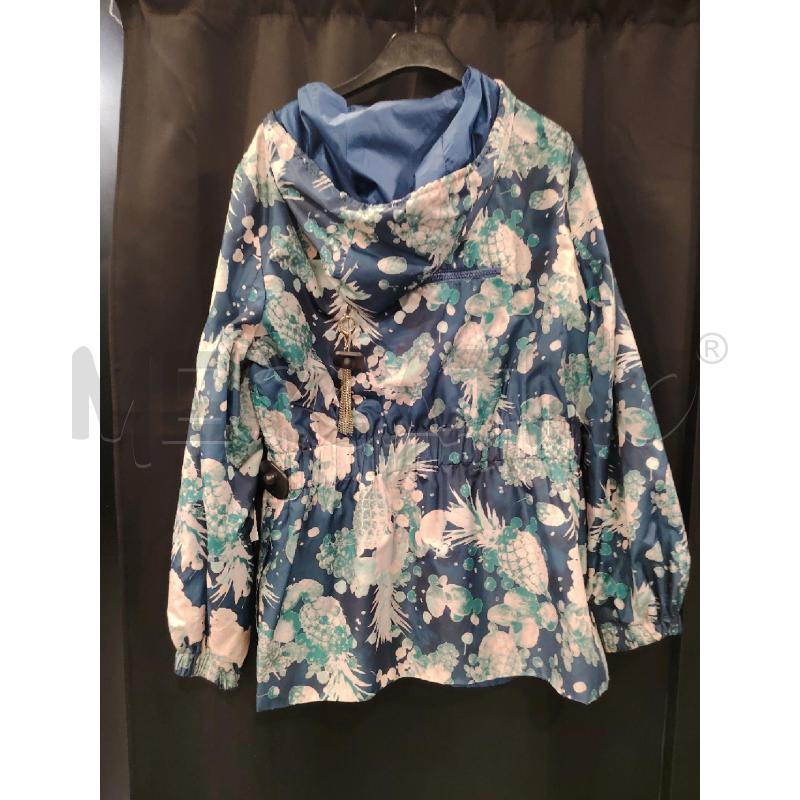 IMPERMEABILE D GATTINONI DOUBLE BLU FANTASIA | Mercatino dell'Usato Roma eur 3