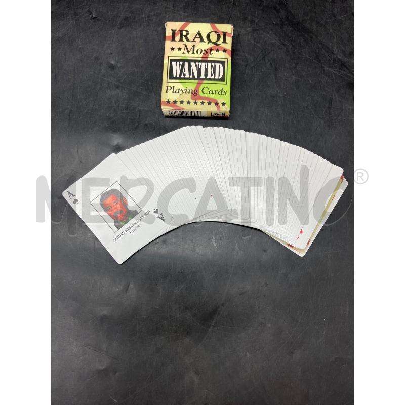 IRAQI MOST WANTED PLAYING CARDS | Mercatino dell'Usato Roma eur 2