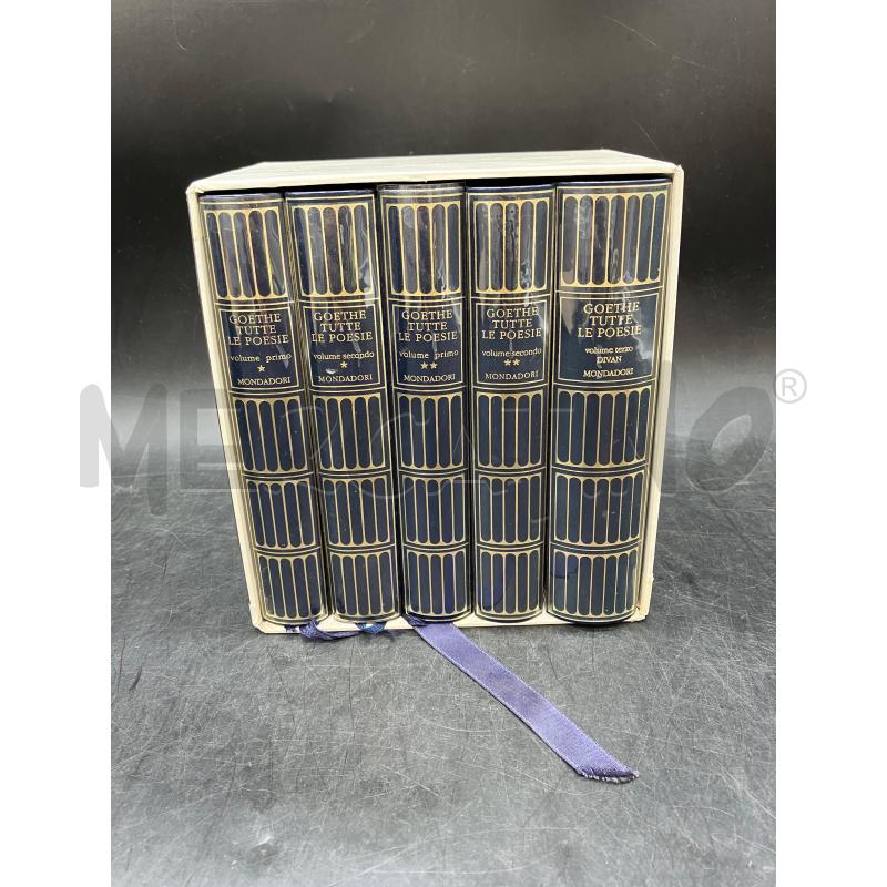 I MERIDIANI GOETHE TUTTE LE POESIE | Mercatino dell'Usato Roma eur 1