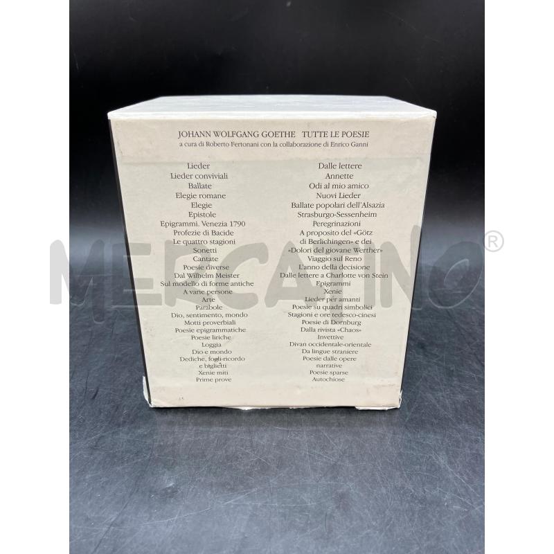I MERIDIANI GOETHE TUTTE LE POESIE | Mercatino dell'Usato Roma eur 3