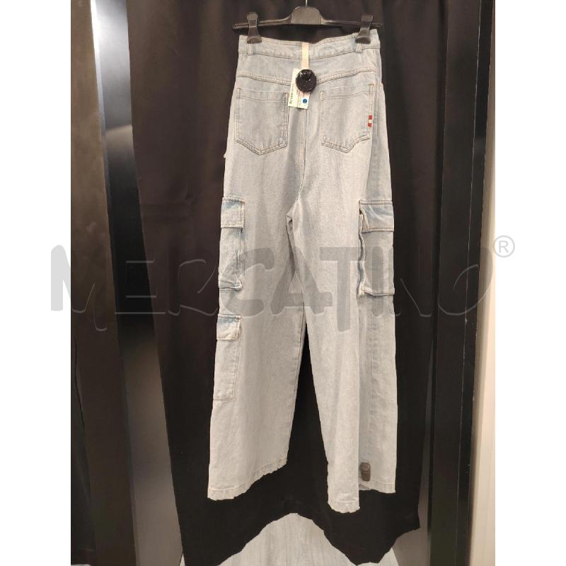 JEANS DONNA AMISH CARGO CHIARO | Mercatino dell'Usato Roma eur 3