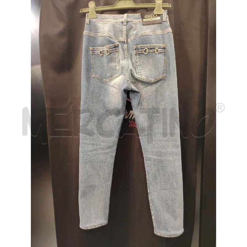 JEANS D GUCCI SKINNY HORSEBIT SLAVATO | Mercatino dell'Usato Roma eur 3